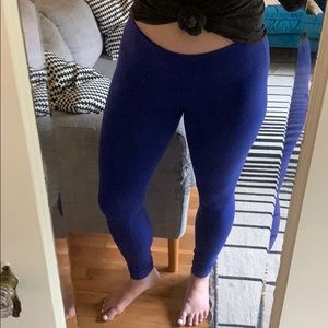 Lululemon electric blue leggings sz 10